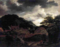 rui Village at the Woods Edge Art A4 Photo Print