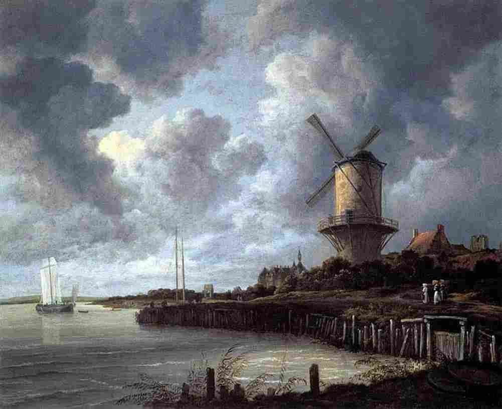 rui windmill at wujk bij duurstede Art A4 Photo Print