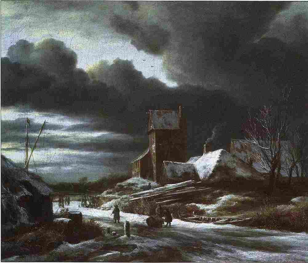rui winter landscape Art A4 Photo Print