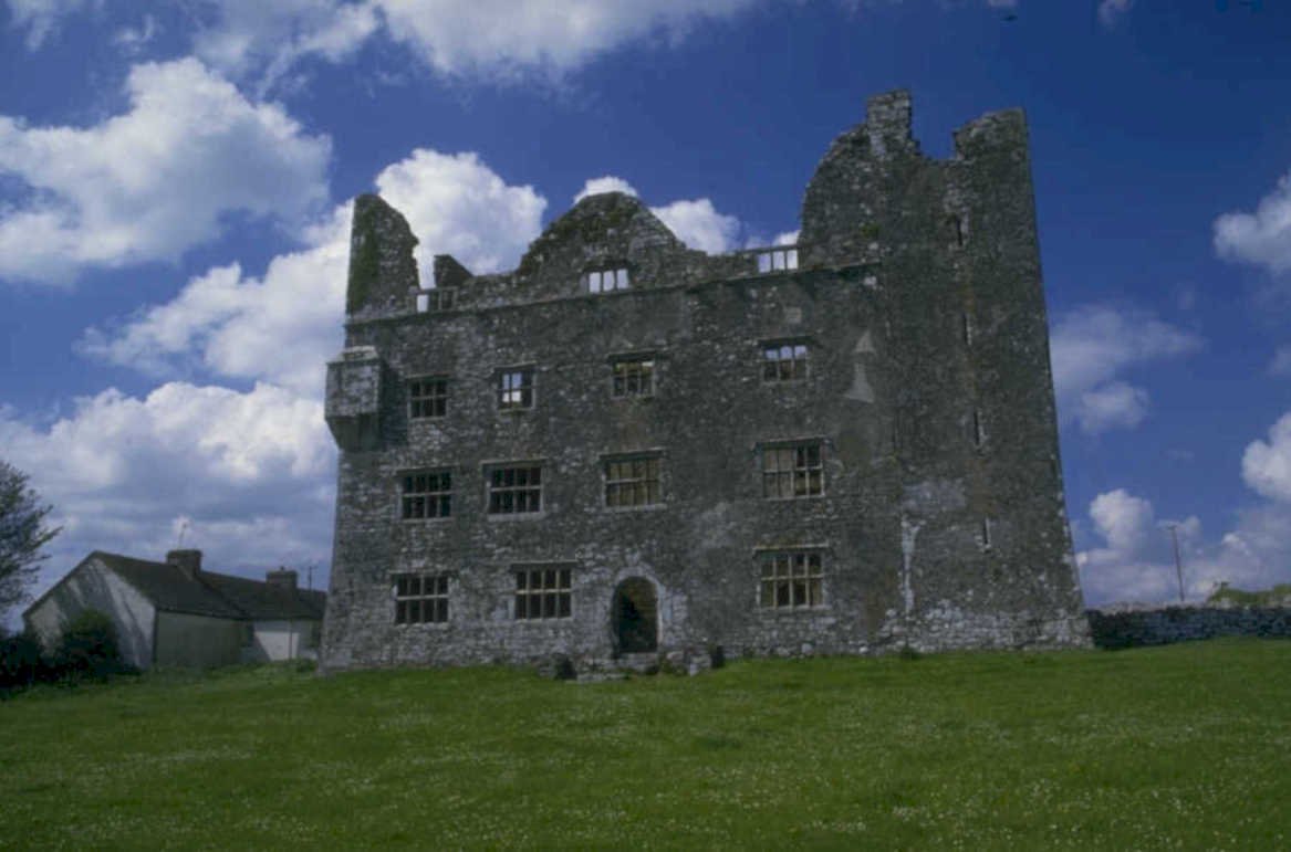 ruined stone castle 1980s 1990s A4 Photo Print