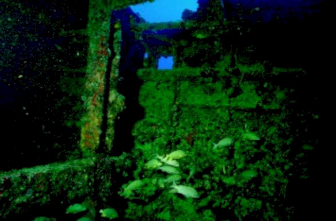 ruined stone structure1980s 1990s A4 Photo Print
