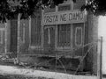 ruined storefront dont1980s 1990s A4 Photo Print