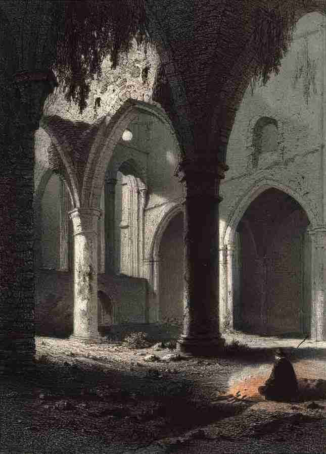 ruins 7 Art A4 Photo Print