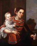 ruiz casta painting Art A4 Photo Print