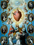 ruiz the heart of mary Art A4 Photo Print