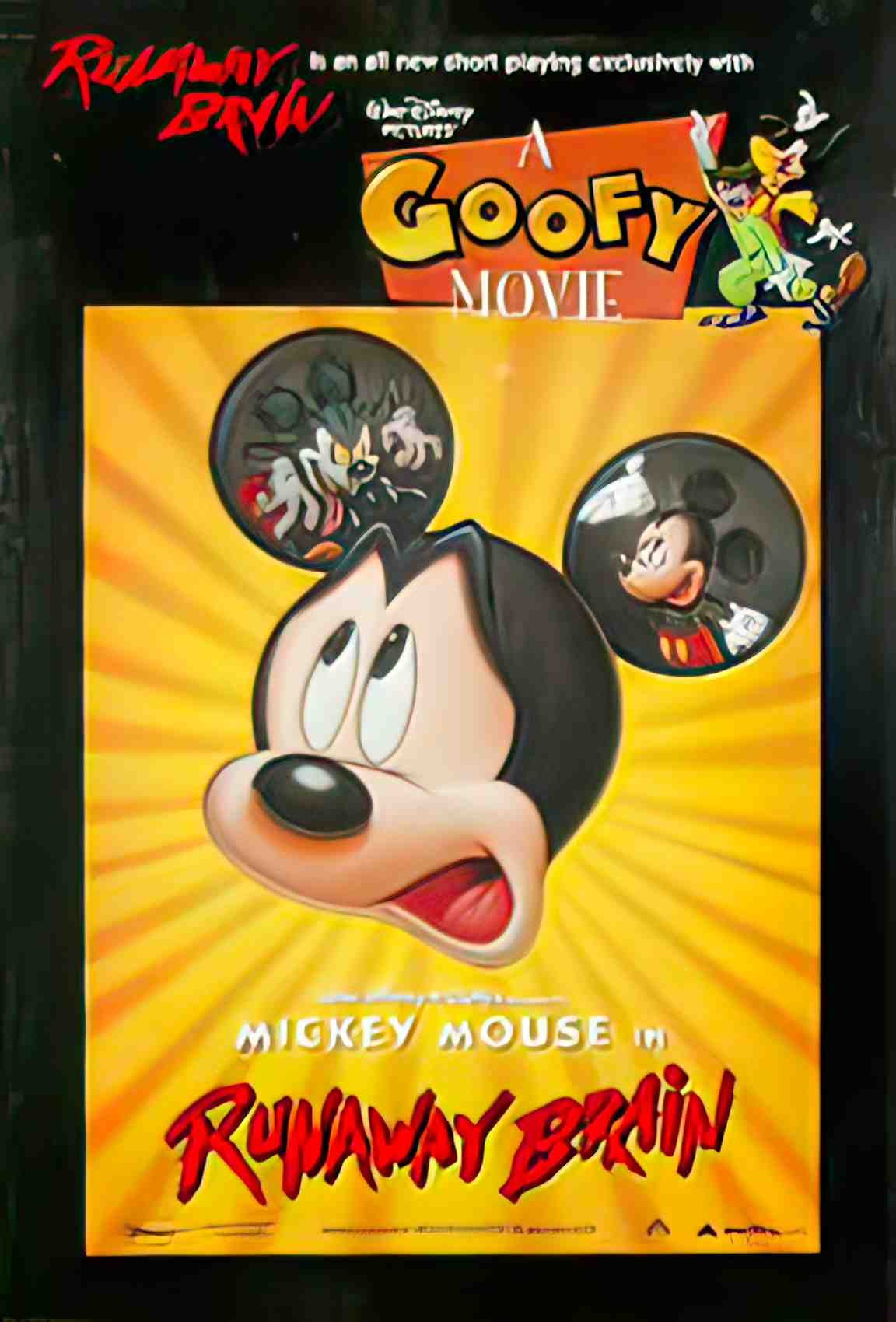 runaway brain us Advert A4 Photo Print