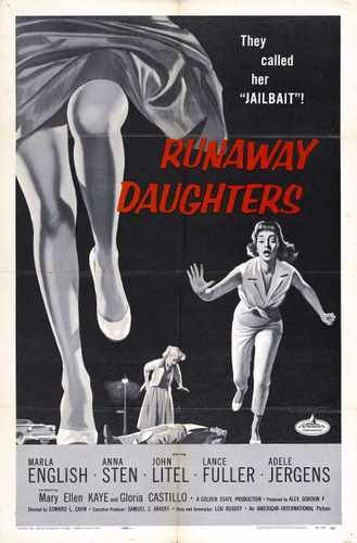 runaway daughters  01 film star poster A4 Photo Print