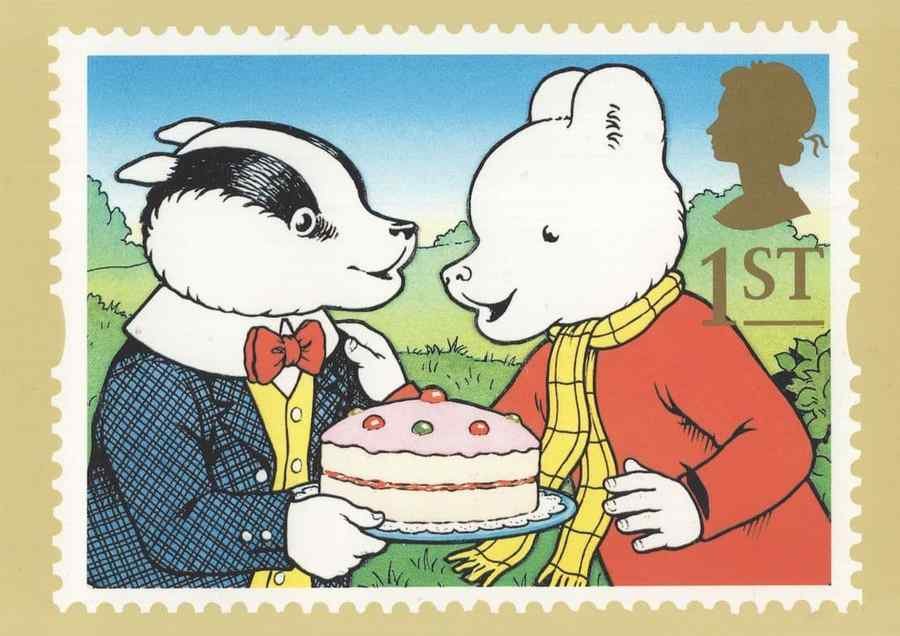 rupert the bear bill badger daily express newspaper 161376 A4 Photo Print