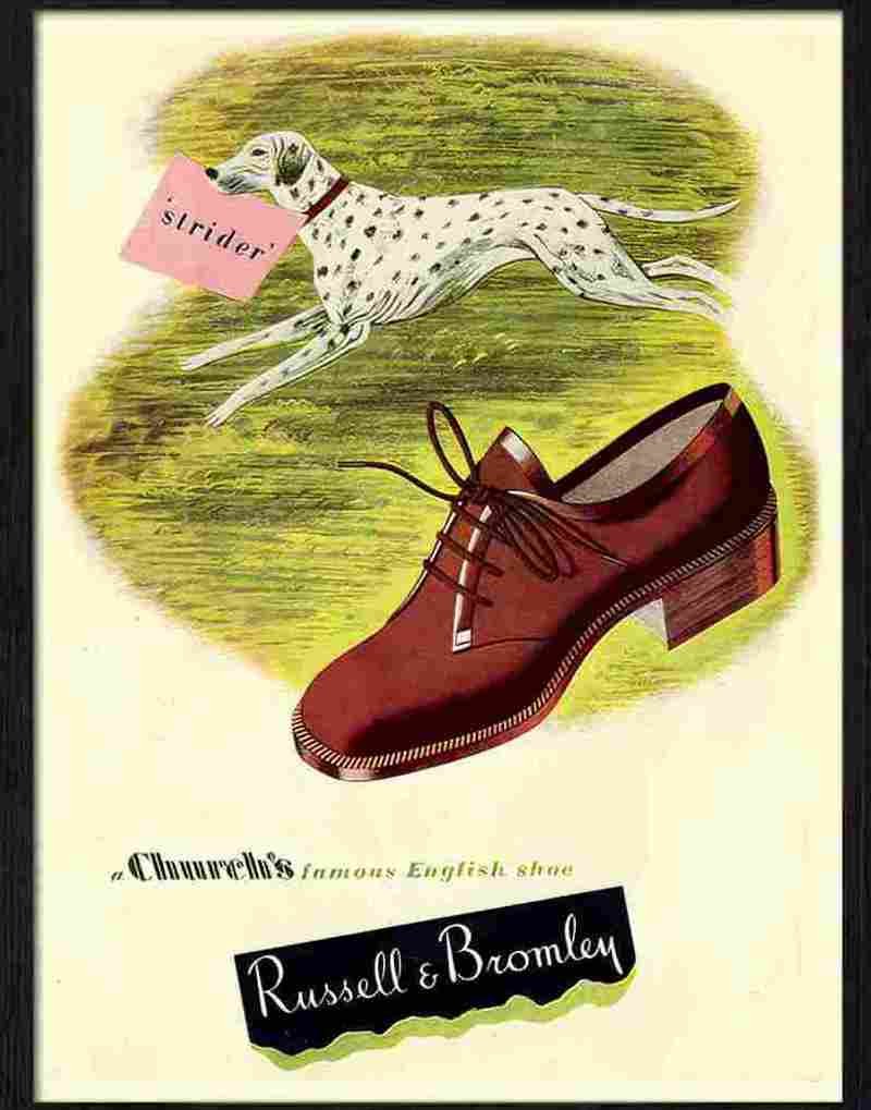 russel bromley shoes advert Advert A4 Photo Print