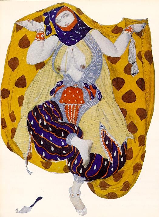 russian bakst Art A4 Photo Print