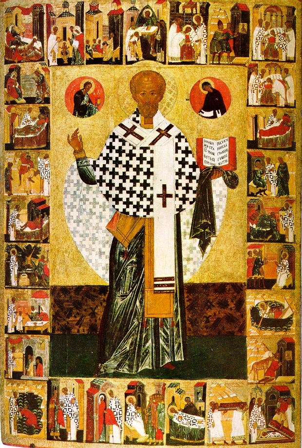 russian icon nonick Art A4 Photo Print