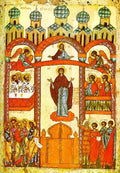 russian icon nopok Art A4 Photo Print