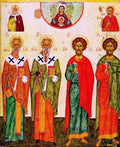 russian icon nosts Art A4 Photo Print