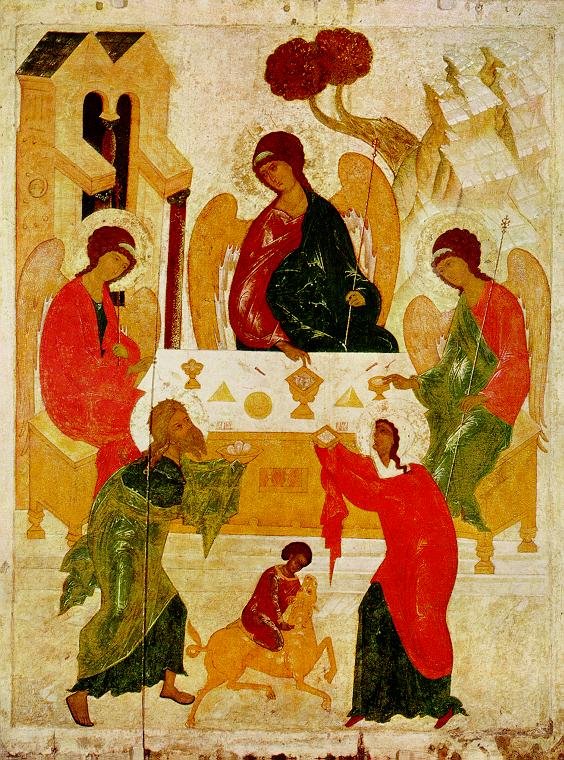 russian icon trin3 Art A4 Photo Print