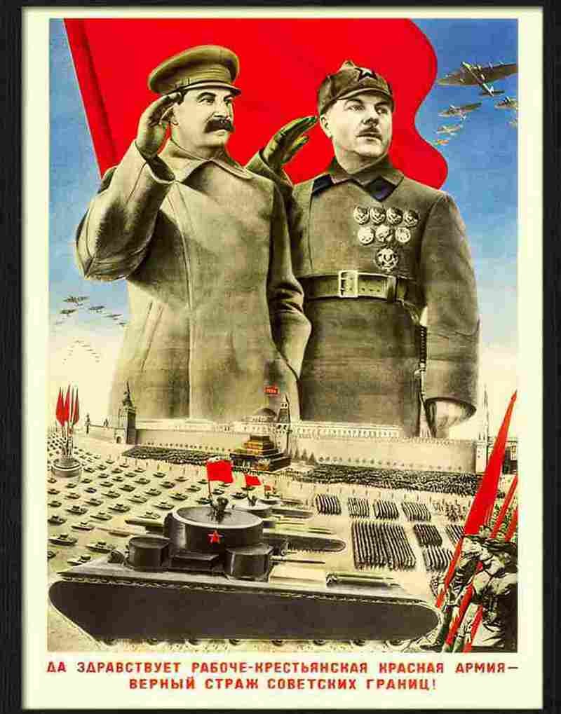 russian poster stalin 1935 Advert A4 Photo Print