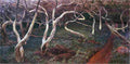 rusz a Old Apple Trees Art A4 Photo Print
