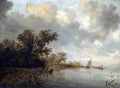 ruy River with Boats Art A4 Photo Print