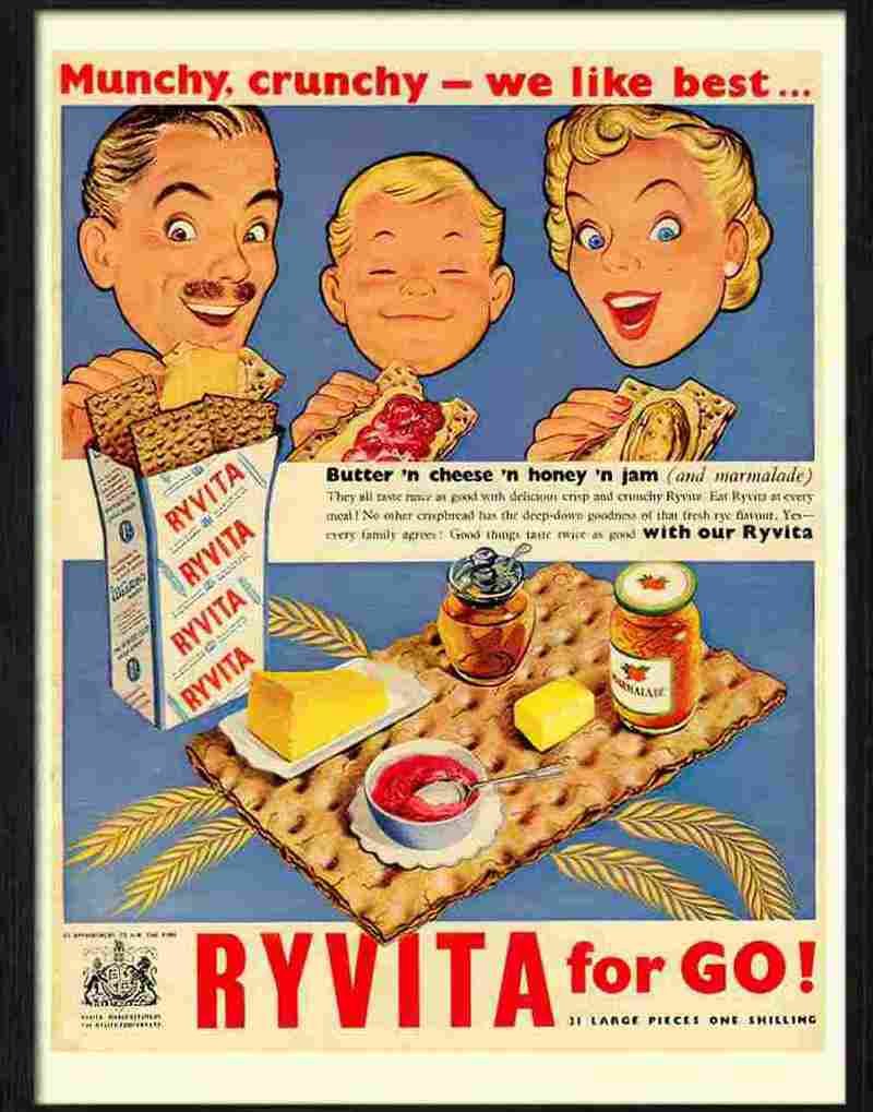 ryvita 1950s Advert A4 Photo Print
