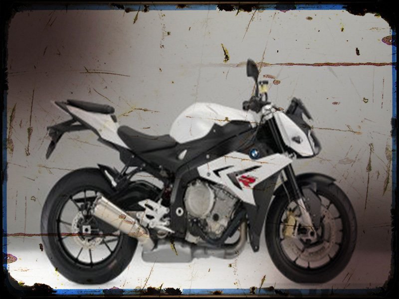 s 1000 r 1 A4 Photo Print Motorbike Vintage Aged