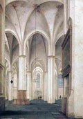 sae The Buurkerk at Utrecht Art A4 Photo Print