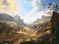 saftleven herman a rhine landscape Art A4 Photo Print