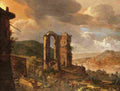 saftleven herman landscape with roman ruin Art A4 Photo Print