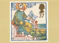 saint columba the scribe letter st augustine 161313 A4 Photo Print