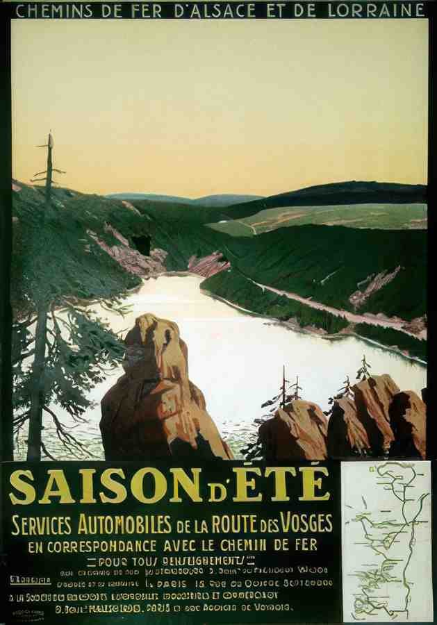 saison ete Vintage Advert A4 Photo Print