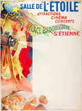 salle de l etoile la Advert A4 Photo Print