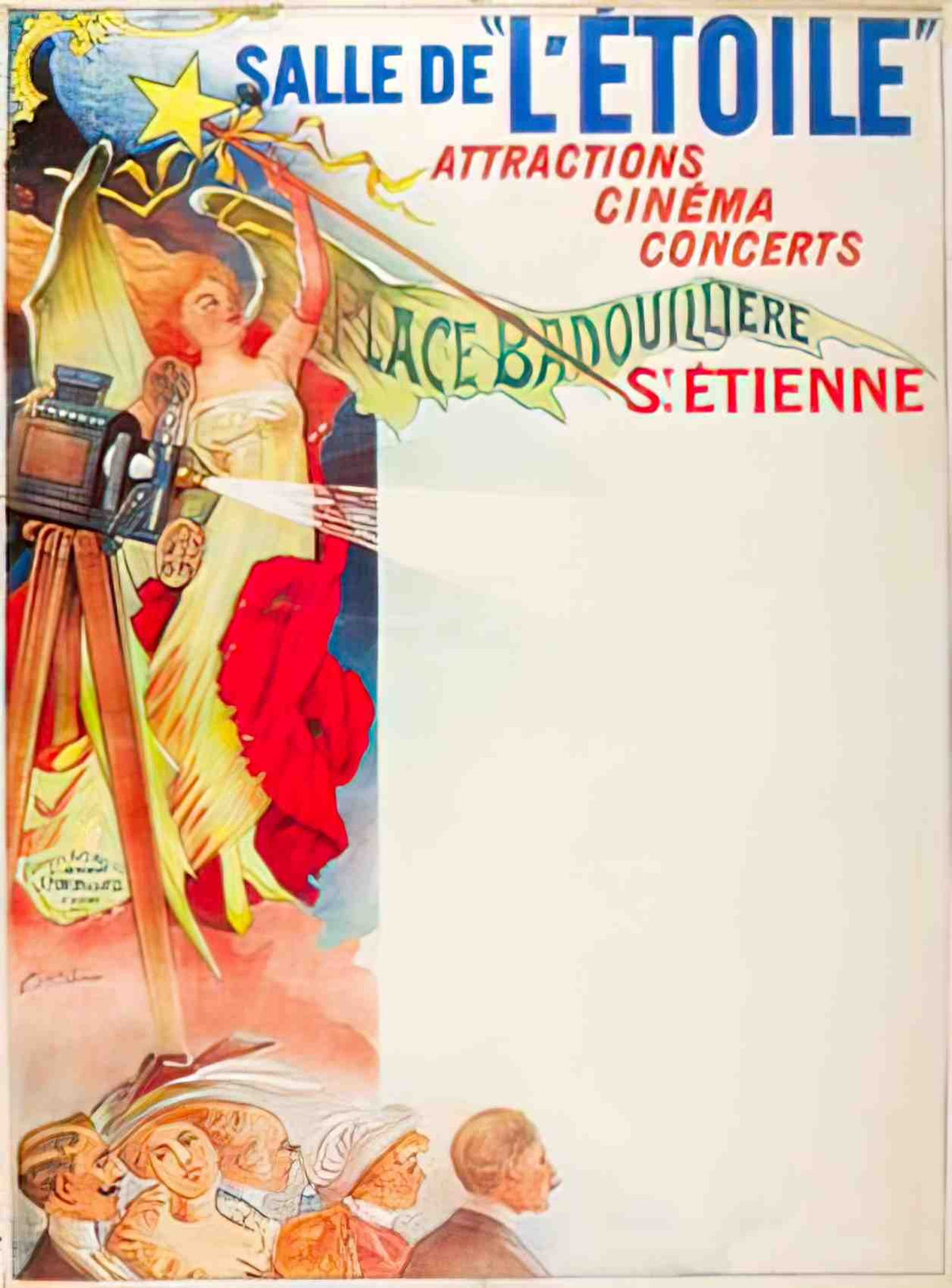 salle de l etoile la Advert A4 Photo Print