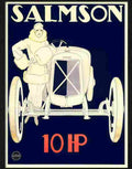 salmson rene vincent 1910s 2 Advert A4 Photo Print