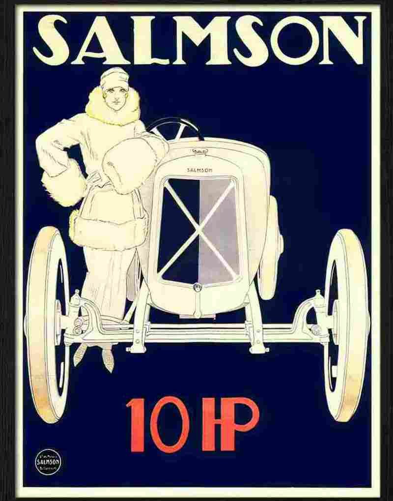 salmson rene vincent 1910s Advert A4 Photo Print