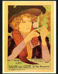 salon des cent georges de feure 1894 Advert A4 Photo Print