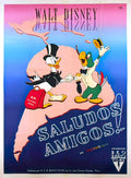 saludos amigos 2 Advert A4 Photo Print
