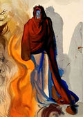 salvador dali dante alighieri la divine comedie CROP A4 Photo Print