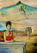 salvador dali portrait of mrs jack warner A4 Photo Print