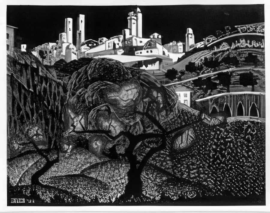 san gimignano mc escher 1922 A4 Photo Print