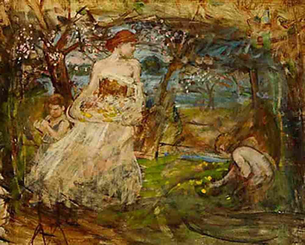 sand Allegory of Spring Art A4 Photo Print