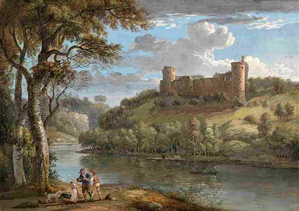 sandby Bothwell Castle Art A4 Photo Print