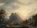 sandby Landscape with a Castle Art A4 Photo Print