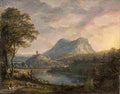 sandby Landscape with a Lake Art A4 Photo Print