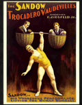 sandow trocadero vaudeville 1910s Advert A4 Photo Print