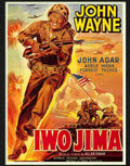 sands of iwo jima john wayne war movie poster Advert A4 Photo Print
