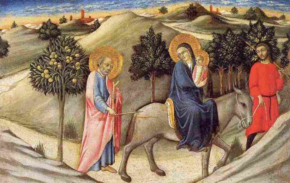 sano flight to egypt Art A4 Photo Print