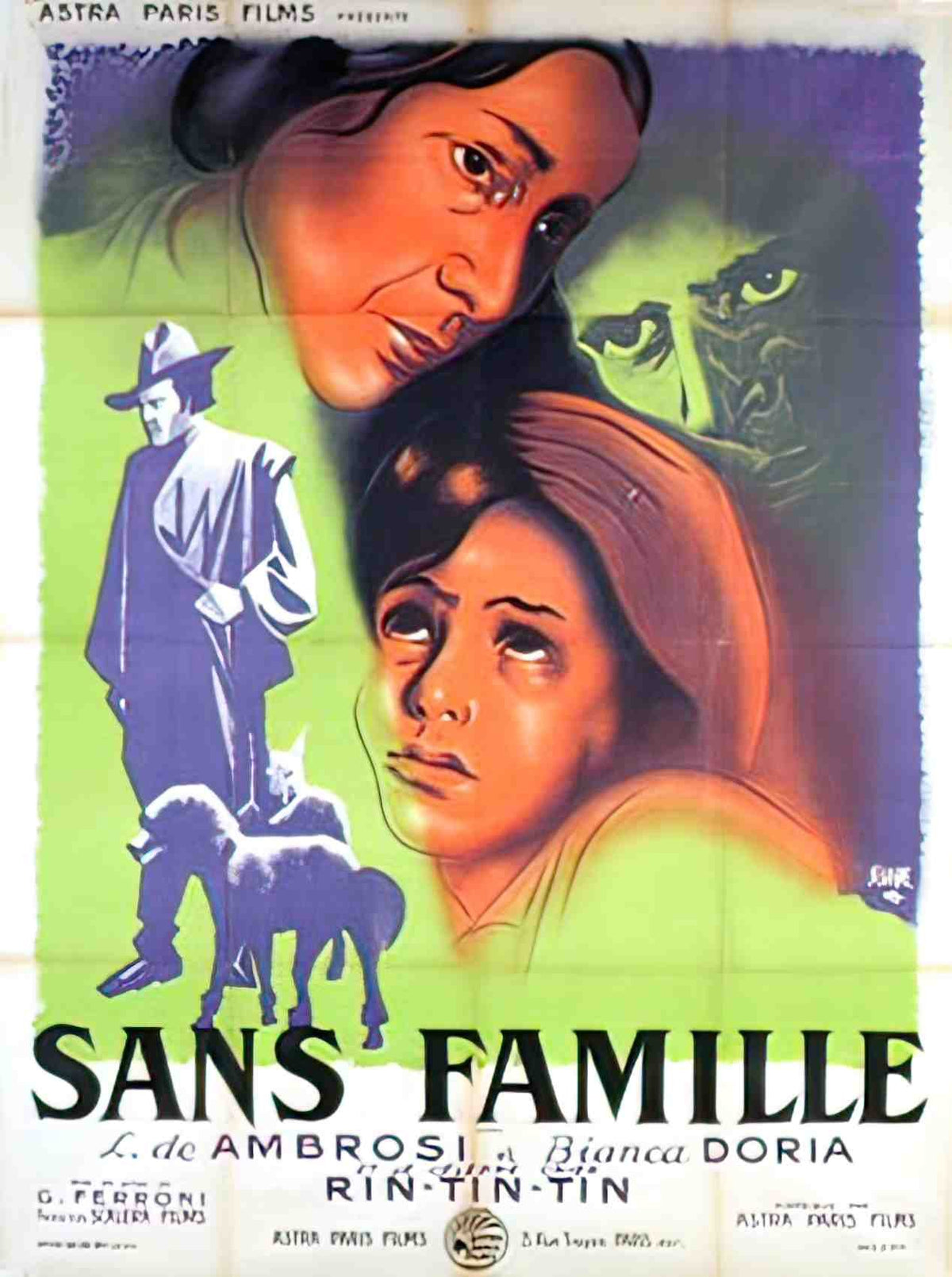 sans famille Advert A4 Photo Print
