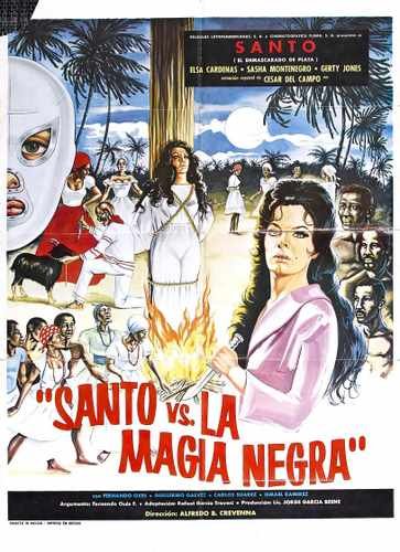 santo vs black magic woman  01 film star poster A4 Photo Print