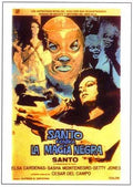santo vs black magic woman  02 film star poster A4 Photo Print