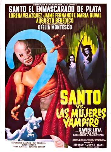 santo vs vampire women  01 film star poster A4 Photo Print
