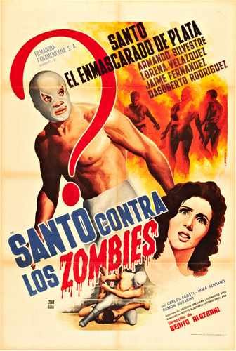 santo vs zombies  01 film star poster A4 Photo Print