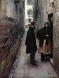 sar A Street in Venice Art A4 Photo Print